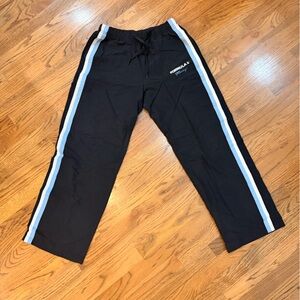 Formula 1 Women's Black Track Pants with White Stripes